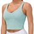 THE GYM PEOPLE Sports Bra for Women Longline Padded Bra Yoga Crop Tank Tops Fitness Workout Running Top Tiktokshopbacktoschool Summer Athletic Wear