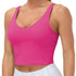 THE GYM PEOPLE Sports Bra for Women Longline Padded Bra Yoga Crop Tank Tops Fitness Workout Running Top Tiktokshopbacktoschool Summer Athletic Wear